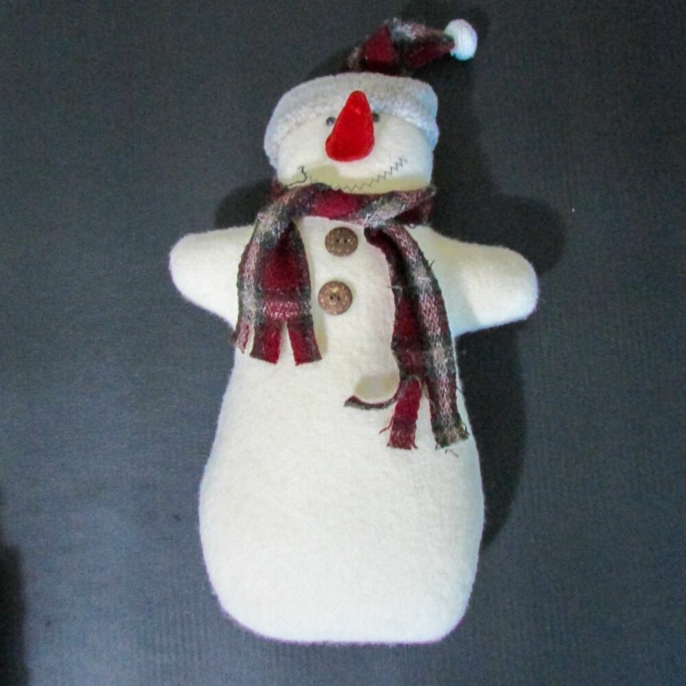 Plush Cristmas Snowman with Music Box playing Frosty the Snowman